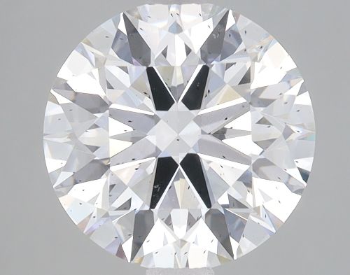 3.42ct E SI2 Rare Carat Ideal Cut Round Lab Grown Diamond