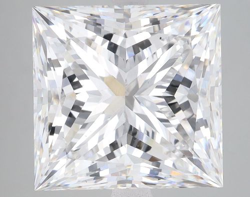 10.19ct F VS2 Rare Carat Ideal Cut Princess Lab Grown Diamond