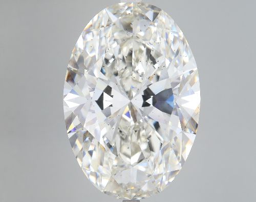 21.91ct H SI1 Rare Carat Ideal Cut Oval Lab Grown Diamond