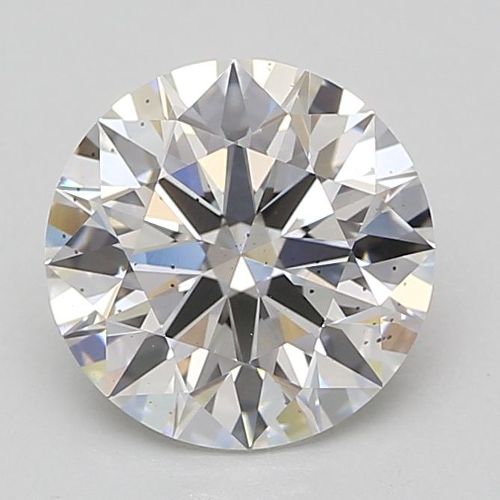 3.17ct F SI1 Rare Carat Ideal Cut Round Lab Grown Diamond