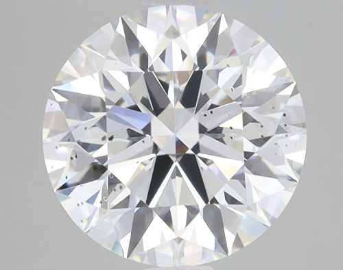 3.09ct H SI1 Rare Carat Ideal Cut Round Lab Grown Diamond