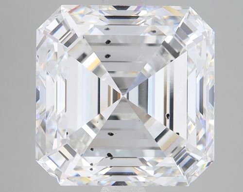 7.01ct E SI1 Excellent Cut Asscher Lab Grown Diamond