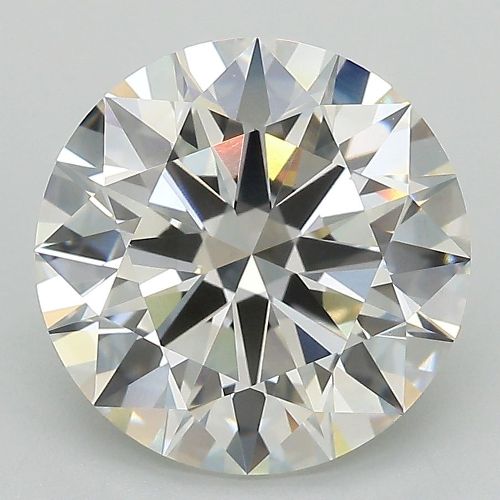 5.04ct H VVS2 Rare Carat Ideal Cut Round Lab Grown Diamond