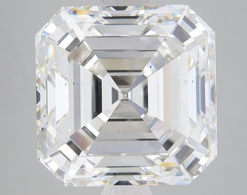 6.03ct H VS1 Excellent Cut Asscher Lab Grown Diamond