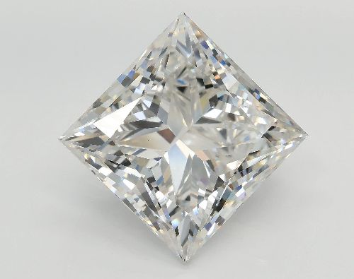 10.11ct F VS1 Rare Carat Ideal Cut Princess Lab Grown Diamond