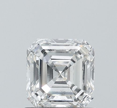 0.98ct F SI1 Very Good Cut Asscher Lab Grown Diamond