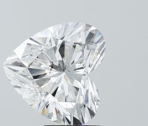4.04ct F SI2 Rare Carat Ideal Cut Heart Lab Grown Diamond