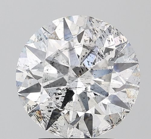 3.05ct F SI2 Rare Carat Ideal Cut Round Lab Grown Diamond