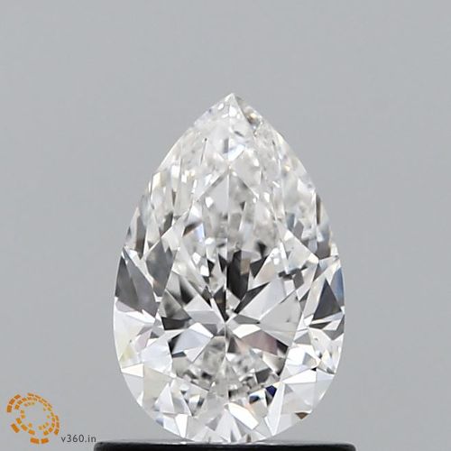 0.87ct E VS1 Rare Carat Ideal Cut Pear Lab Grown Diamond