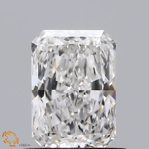 0.81ct F VS1 Rare Carat Ideal Cut Radiant Lab Grown Diamond