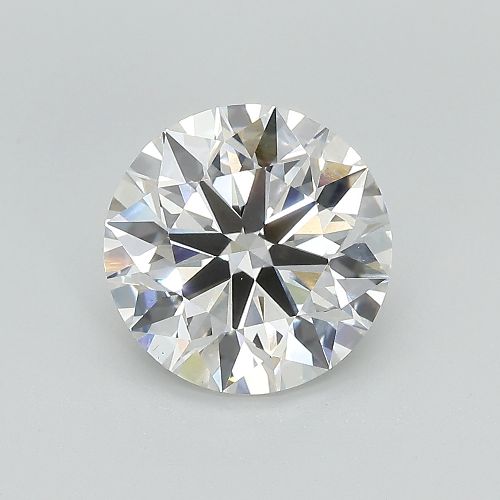 2.66ct F SI1 Rare Carat Ideal Cut Round Lab Grown Diamond