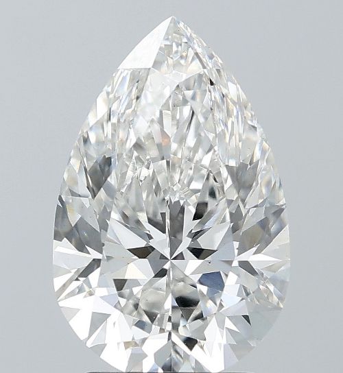 3.08ct H VS1 Rare Carat Ideal Cut Pear Lab Grown Diamond