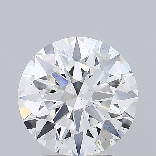 2.55ct E SI1 Rare Carat Ideal Cut Round Lab Grown Diamond