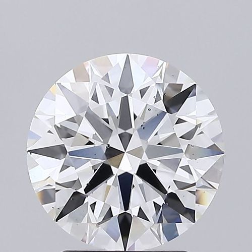 2.64ct F SI1 Rare Carat Ideal Cut Round Lab Grown Diamond