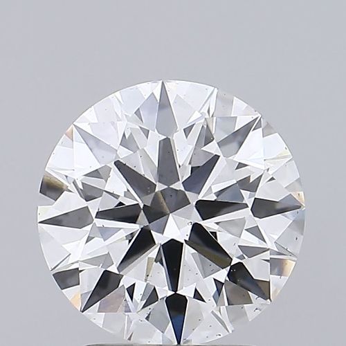 2.41ct E SI1 Rare Carat Ideal Cut Round Lab Grown Diamond