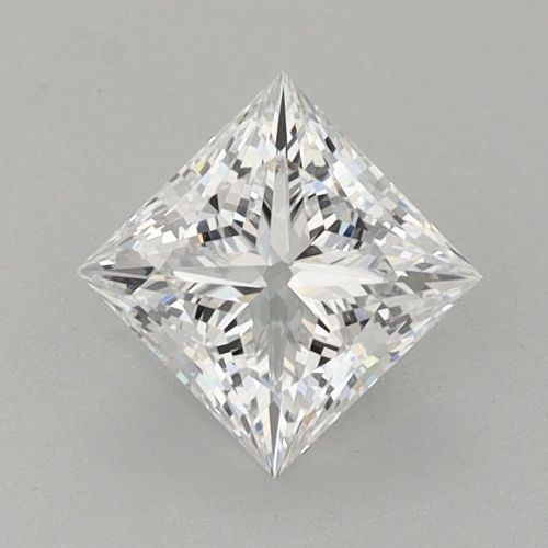 0.85ct D VS2 Rare Carat Ideal Cut Princess Lab Grown Diamond