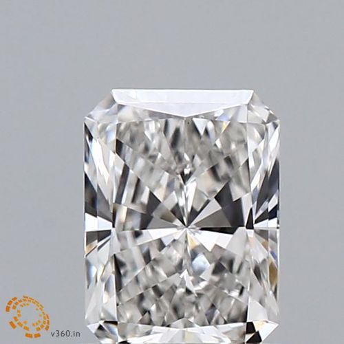 0.60ct F VS1 Very Good Cut Radiant Lab Grown Diamond