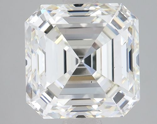 3.08ct H VS1 Rare Carat Ideal Cut Asscher Lab Grown Diamond