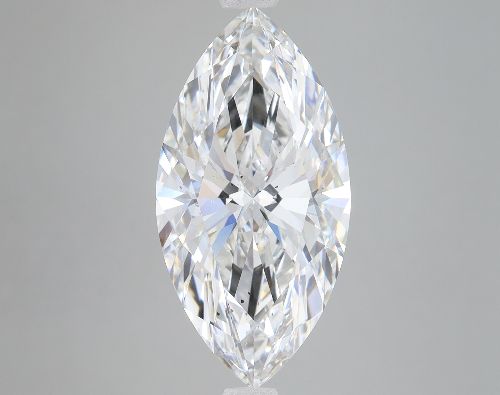 5.51ct F VS2 Rare Carat Ideal Cut Marquise Lab Grown Diamond
