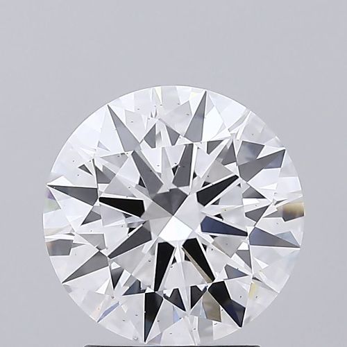 2.48ct D SI1 Rare Carat Ideal Cut Round Lab Grown Diamond