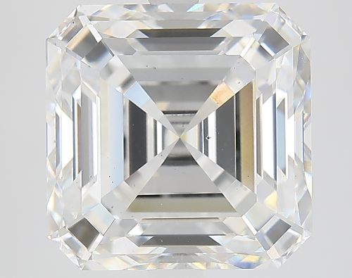 8.20ct F VS2 Rare Carat Ideal Cut Asscher Lab Grown Diamond