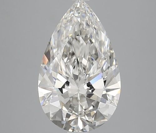 2.55ct H VS1 Rare Carat Ideal Cut Pear Lab Grown Diamond