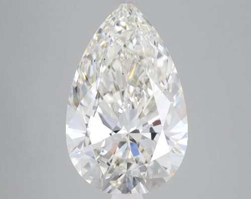 5.03ct H VS2 Rare Carat Ideal Cut Pear Lab Grown Diamond