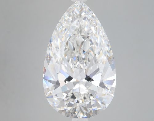 8.01ct F VS2 Rare Carat Ideal Cut Pear Lab Grown Diamond