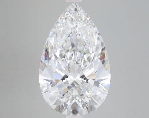 8.09ct F VS2 Rare Carat Ideal Cut Pear Lab Grown Diamond