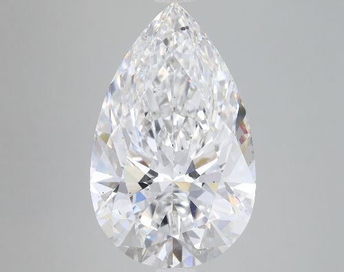 8.10ct E VS2 Rare Carat Ideal Cut Pear Lab Grown Diamond