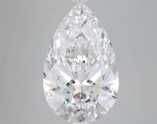 8.06ct E VS2 Rare Carat Ideal Cut Pear Lab Grown Diamond