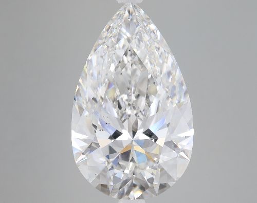 8.04ct F VS2 Rare Carat Ideal Cut Pear Lab Grown Diamond