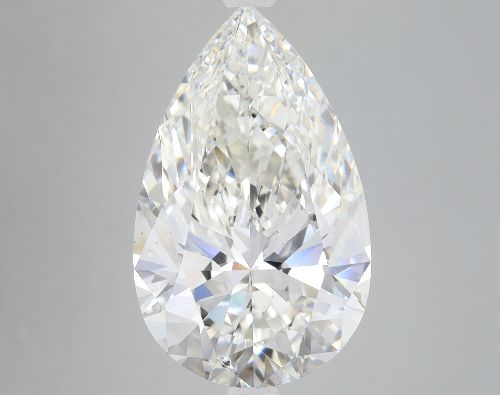 8.04ct H VS2 Rare Carat Ideal Cut Pear Lab Grown Diamond