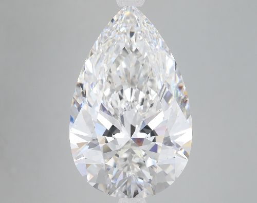 8.04ct F VS2 Rare Carat Ideal Cut Pear Lab Grown Diamond