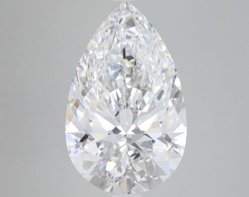 8.02ct F VS2 Rare Carat Ideal Cut Pear Lab Grown Diamond