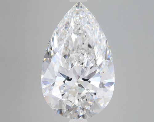 8.10ct F VS2 Rare Carat Ideal Cut Pear Lab Grown Diamond