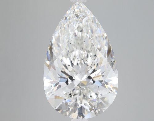 8.04ct G SI1 Rare Carat Ideal Cut Pear Lab Grown Diamond