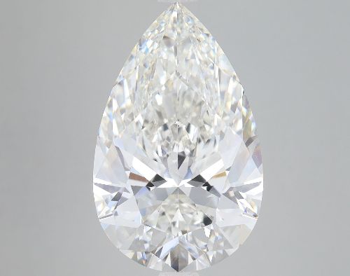 8.09ct G VS2 Rare Carat Ideal Cut Pear Lab Grown Diamond