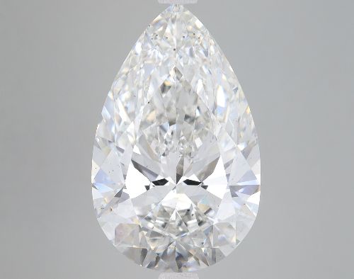 8.10ct F VS2 Rare Carat Ideal Cut Pear Lab Grown Diamond