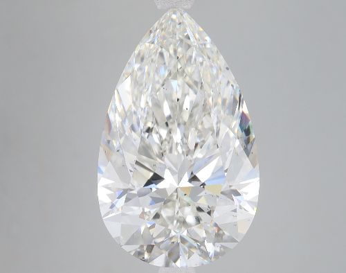 8.04ct G SI1 Rare Carat Ideal Cut Pear Lab Grown Diamond