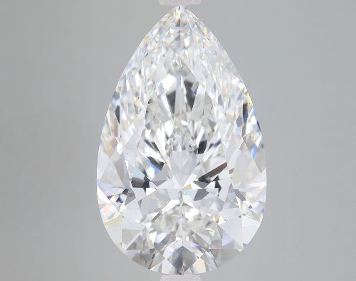 8.08ct F VS2 Rare Carat Ideal Cut Pear Lab Grown Diamond