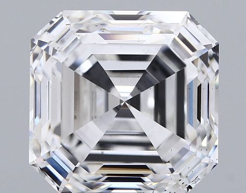 8.70ct F VS2 Rare Carat Ideal Cut Asscher Lab Grown Diamond