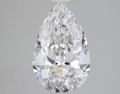 3.10ct H VS1 Rare Carat Ideal Cut Pear Lab Grown Diamond