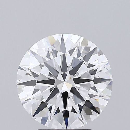 3.34ct D VS2 Rare Carat Ideal Cut Round Lab Grown Diamond