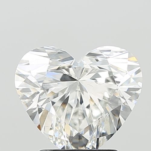 2.56ct F VS2 Excellent Cut Heart Lab Grown Diamond