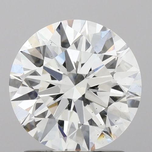 2.21ct D SI1 Rare Carat Ideal Cut Round Lab Grown Diamond