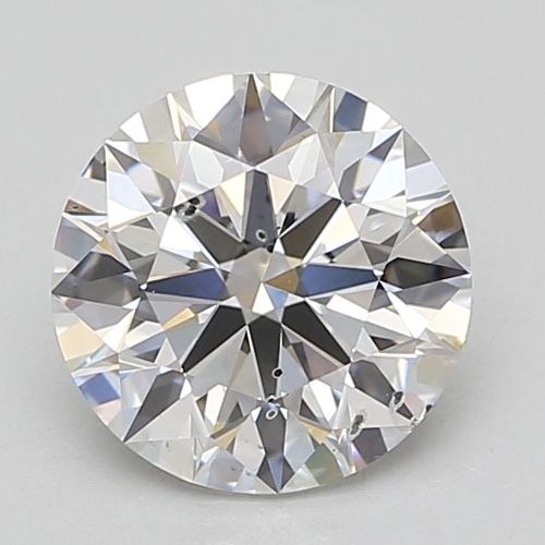 2.65ct F SI1 Rare Carat Ideal Cut Round Lab Grown Diamond