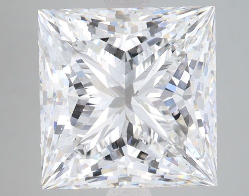 8.03ct F VS2 Rare Carat Ideal Cut Princess Lab Grown Diamond