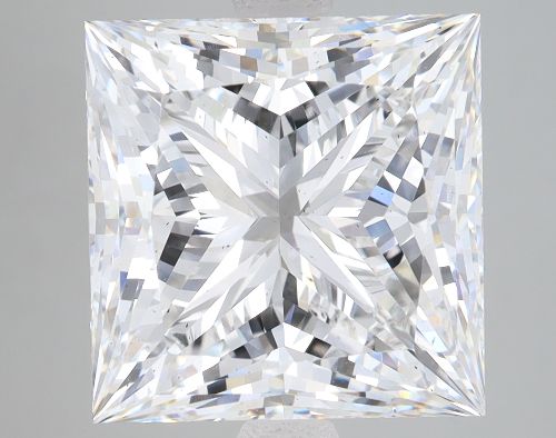 8.03ct F VS2 Rare Carat Ideal Cut Princess Lab Grown Diamond