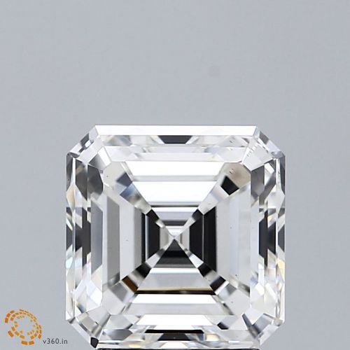 2.67ct G VS1 Very Good Cut Asscher Lab Grown Diamond